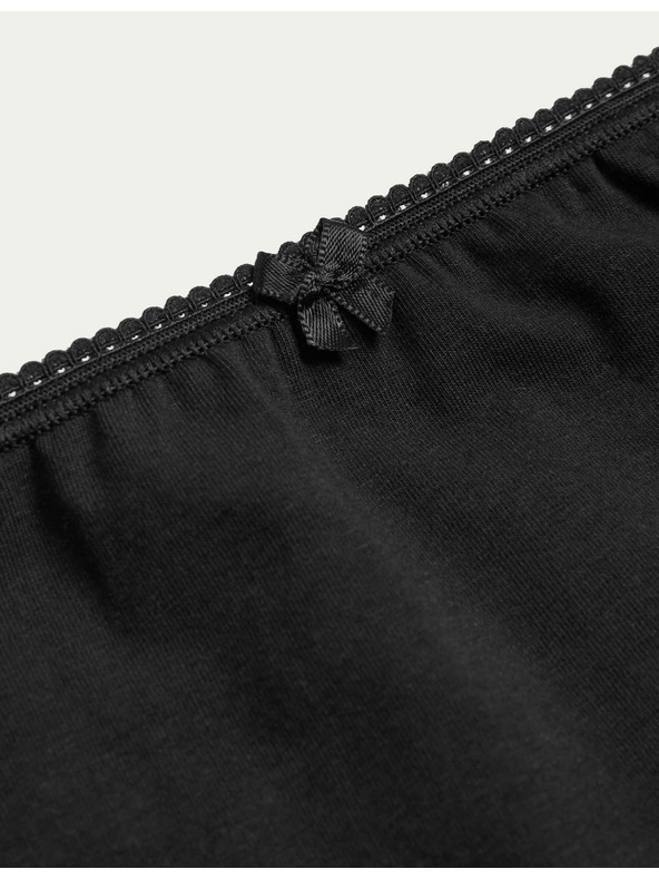 Marks & Spencer Midi gaćice od pamuka s lycra®, 5 kom u pakiranju Marks & Spencer crne
