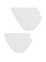 Marks & Spencer Bikini gaćice od pamuka s lycra®, 5 kom u pakiranju Marks & Spencer bijele