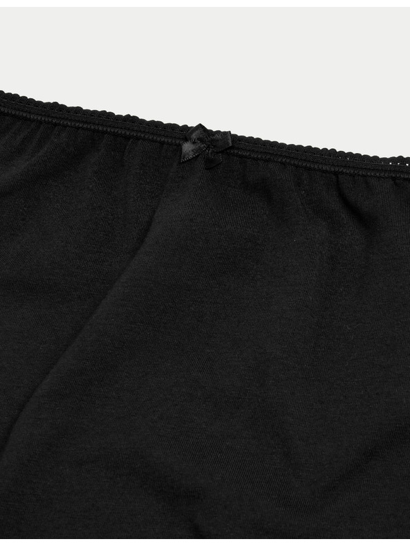 Marks & Spencer Gaćice do struka od pamuka s Lycra®, 5 kom u pakiranju Marks & Spencer crne