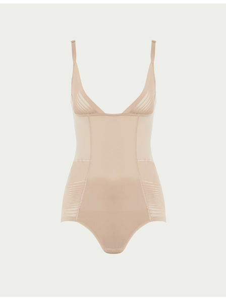 Marks & Spencer Nosite vlastiti grudnjak Body Marks & Spencer Beige Sheer Striped Reinforcement Body
