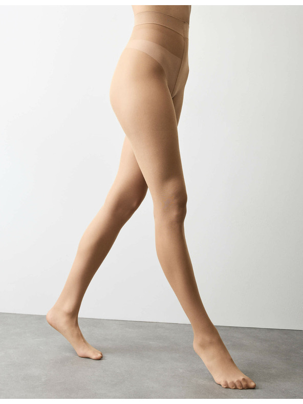 Marks & Spencer Bež ženske tajice 15 DEN otporne na trganje, pakiranje od 3 para Marks & Spencer