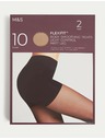 Marks & Spencer Flexifit™ prozirne tajice, lagano učvršćuju, 10 DEN, 2 paketa Marks & Spencer Beige