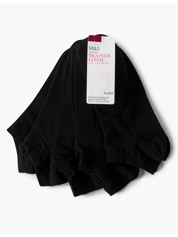 Marks & Spencer Set od pet pari ženskih crnih čarapa marke Marks & Spencer