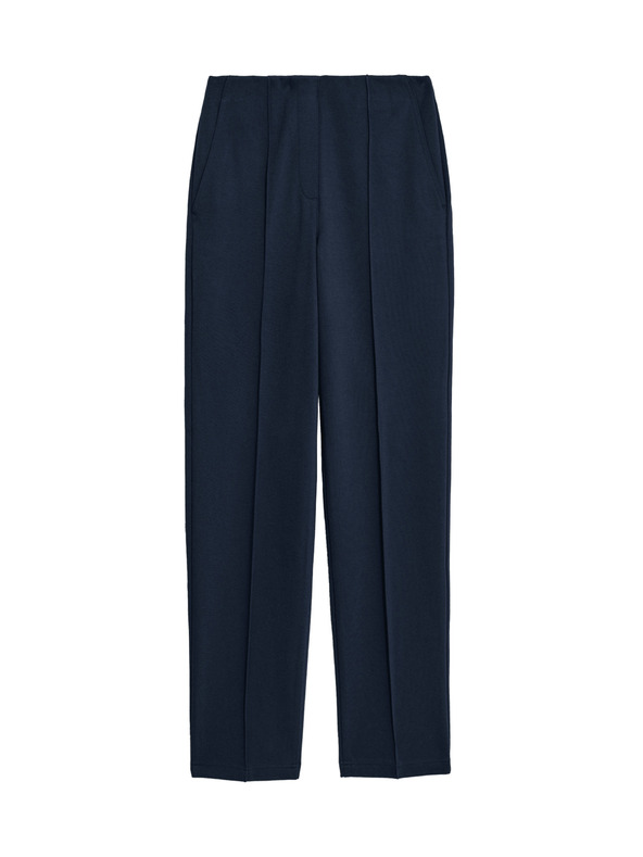 Marks & Spencer Marks & Spencer tamnoplave ženske hlače