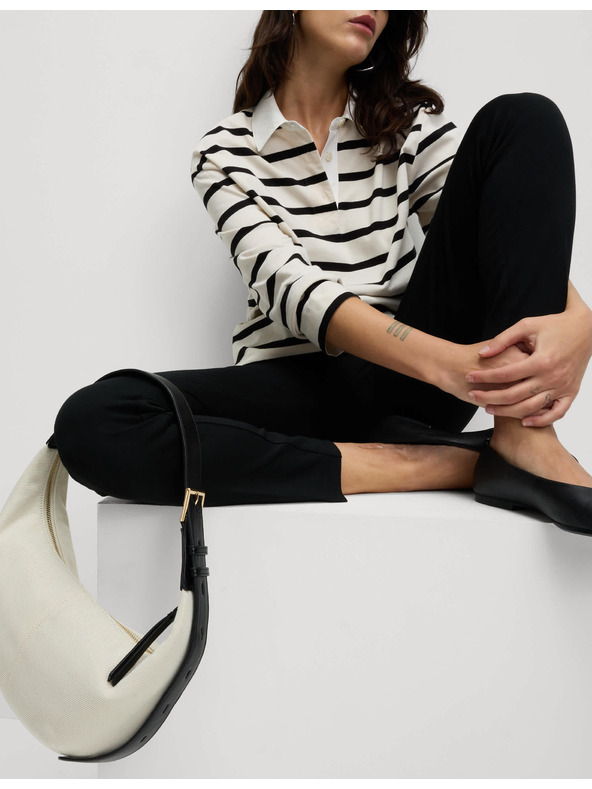 Marks & Spencer Marks & Spencer crne ženske uske hlače od žerseja do gležnja