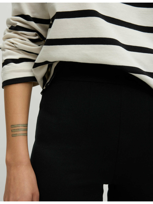 Marks & Spencer Marks & Spencer crne ženske uske hlače od žerseja do gležnja