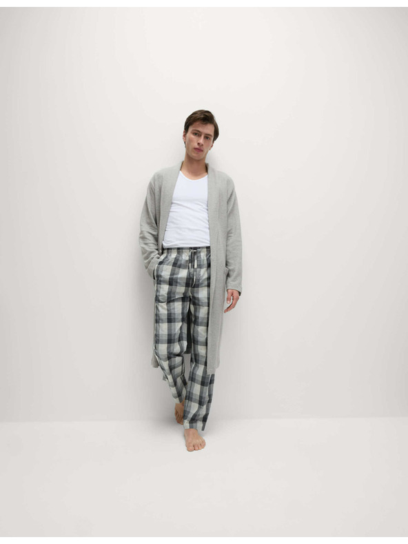 Marks & Spencer Marks & Spencer sivi muški svijetli kućni ogrtač