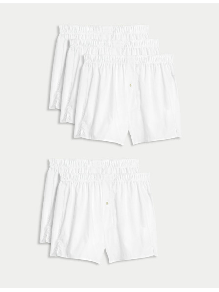 Marks & Spencer Set od pet muških kratkih hlača u bijeloj Marks & Spencer boji