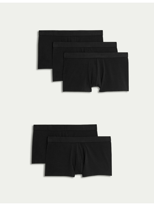 Marks & Spencer Set od pet muških bokserica u crnoj boji Marks & Spencer