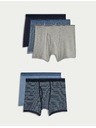 Marks & Spencer Set od pet muških bokserica u plavoj boji Marks & Spencer