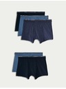 Marks & Spencer Set od pet muških bokserica u plavoj boji Marks & Spencer