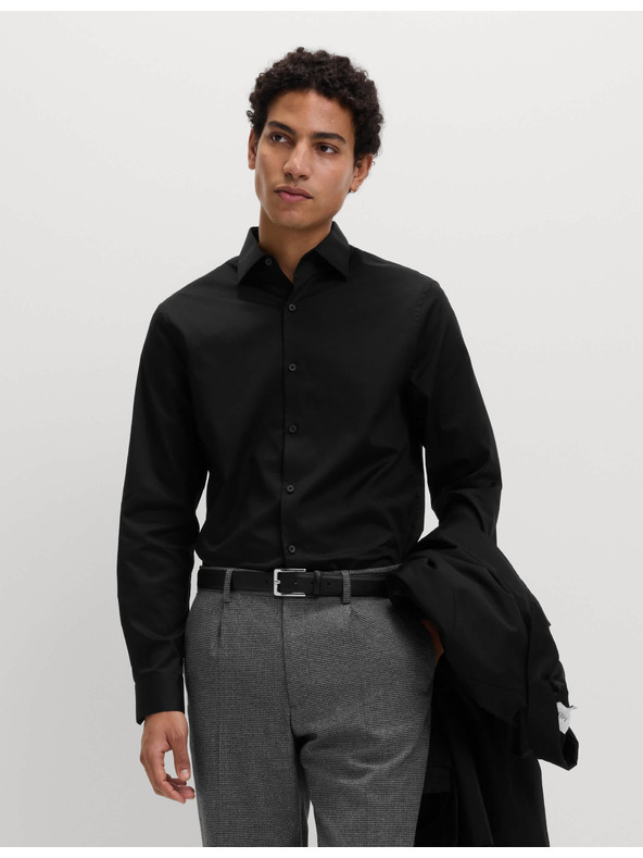 Marks & Spencer Marks & Spencer crna muška pamučna košulja