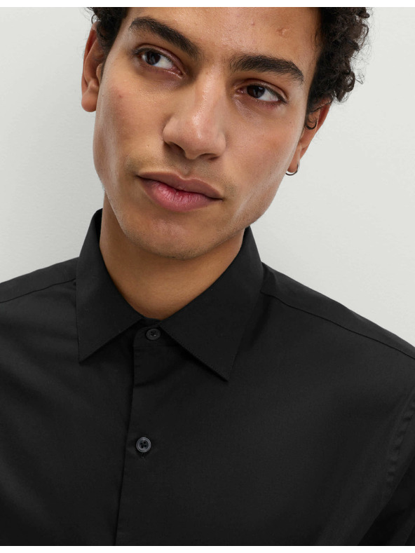 Marks & Spencer Marks & Spencer crna muška pamučna košulja