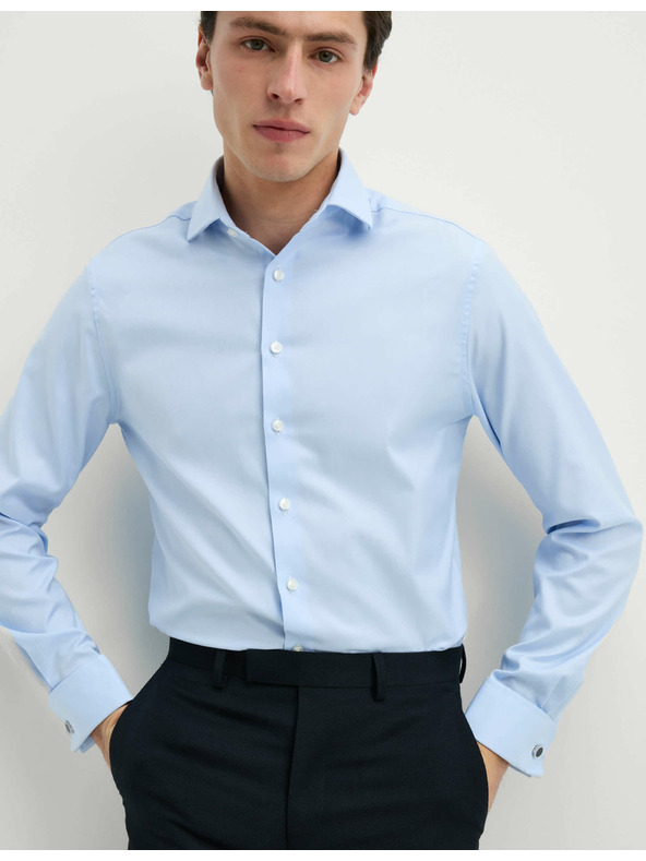 Marks & Spencer Marks & Spencer keper košulja s dvostrukim manšetama od luksuznog pamuka blago pripijenog kroja