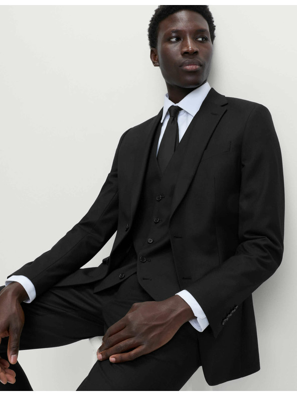 Marks & Spencer Marks & Spencer crni muški uski sako