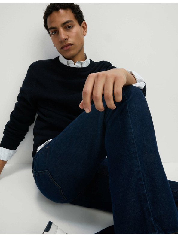 Marks & Spencer Marks & Spencer tamnoplave muške traperice ravnog kroja