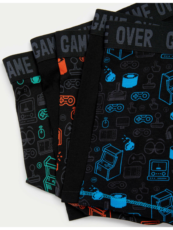 Marks & Spencer Marks & Spencer 3 paketa pamučnih rastezljivih kratkih hlača (5-16 godina)