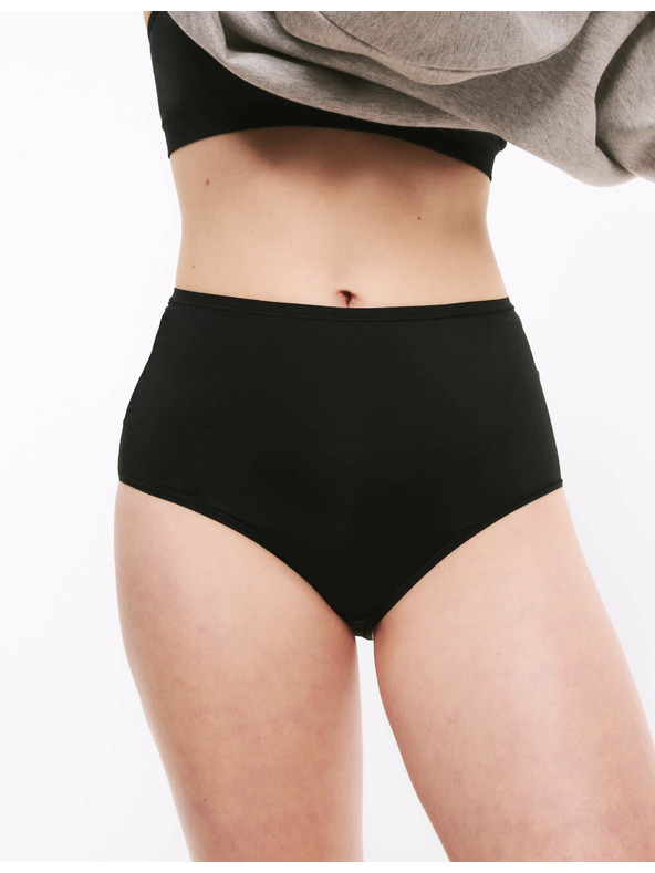 Marks & Spencer Pojasne gaćice od mikrovlakana bez vidljivog poruba, paket od 5 oznaka i Spencer crna