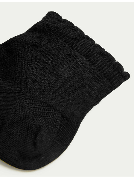 Marks & Spencer 5 pari bešavnih čarapa Marks & Spencer crne boje