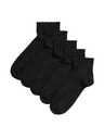 Marks & Spencer 5 pari bešavnih čarapa Marks & Spencer crne boje