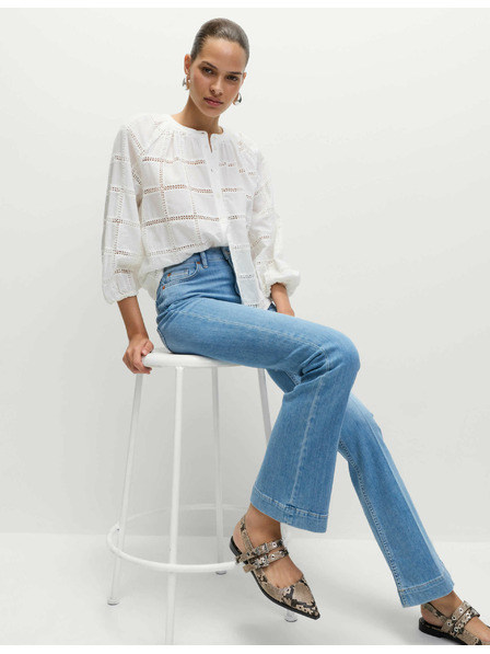 Marks & Spencer Marks & Spencer plave ženske traperice visokog struka