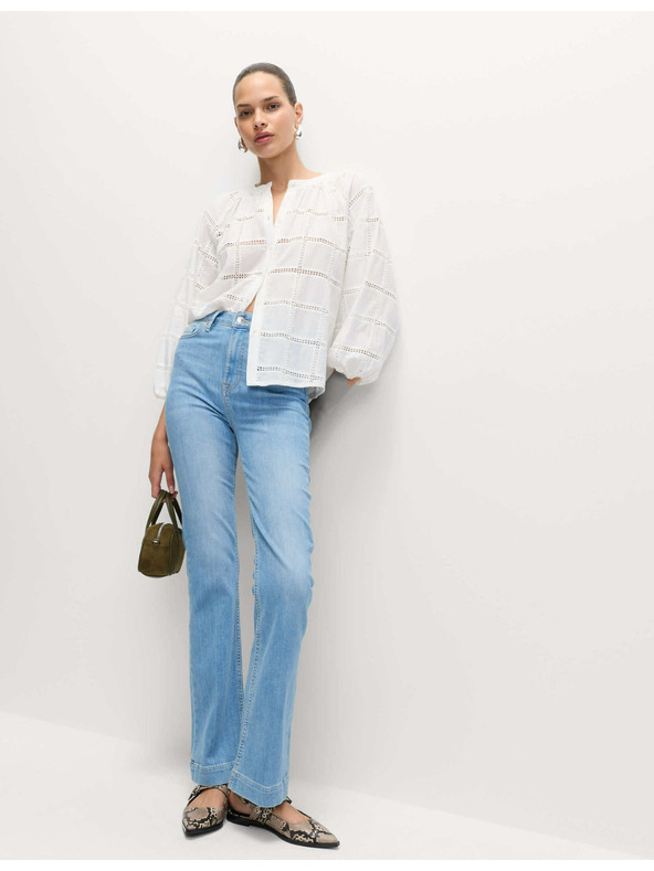 Marks & Spencer Marks & Spencer plave ženske traperice visokog struka