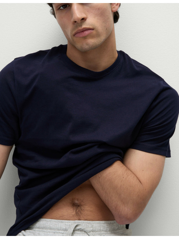 Marks & Spencer Marks & Spencer sivo-plavi muški set pidžama