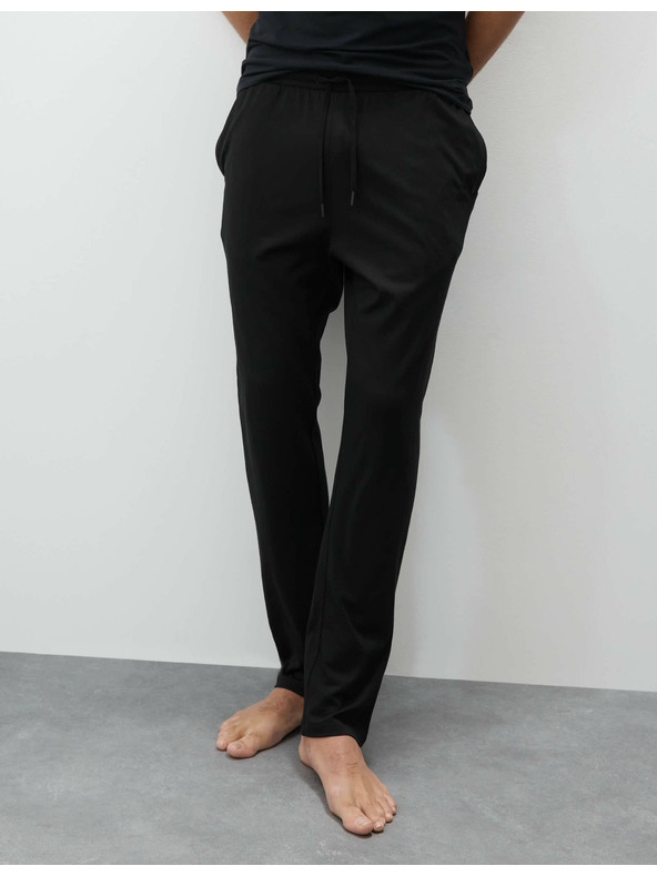 Marks & Spencer Marks & Spencer Supima® crne muške pidžame hlače