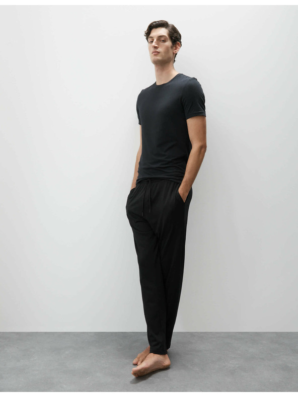 Marks & Spencer Marks & Spencer Supima® crne muške pidžame hlače