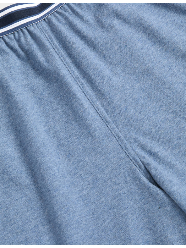 Marks & Spencer Komplet od dvije muške kratke pidžame u plavoj boji Marks & Spencer