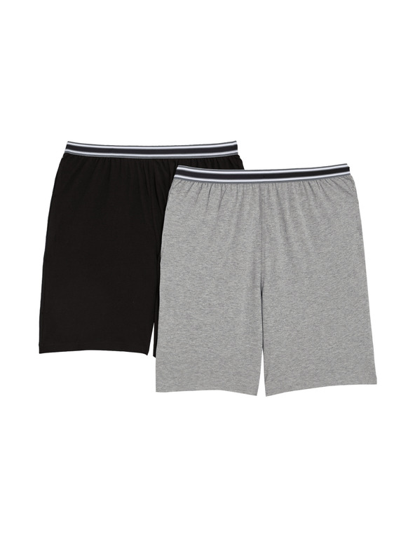 Marks & Spencer Marks & Spencer Gray dvodijelni set muških kratkih pamučnih hlača od čistog pamuka