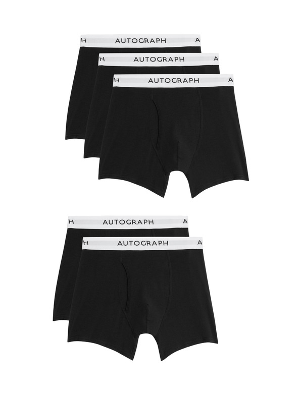 Marks & Spencer Kratke hlače od Supima® pamuka i modala, 5 kom Marks & Spencer crne