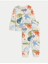 Marks & Spencer Pidžama s dinosaurima od čistog pamuka Marks & Spencer (1-8 godina).