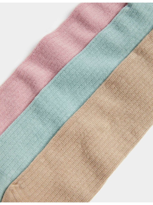 Marks & Spencer Marks & Spencer komplet rebrastih tajica za djevojčice od 3 dijela