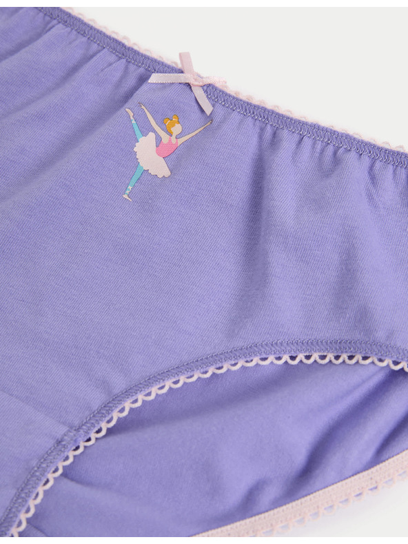 Marks & Spencer Set od sedam šarenih gaćica za djevojčice s motivom balerine Marks & Spencer