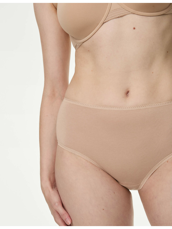 Marks & Spencer Set od pet ženskih gaćica u bež, bijeloj i crnoj boji marke Marks & Spencer