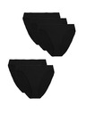 Marks & Spencer Marks & Spencer High Cut No Visible Hem Pamuk Modal Komplet od 5 komada crni