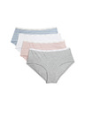 Marks & Spencer Set od četiri ženske gaćice u sivoj, ružičastoj, bijeloj i plavoj boji marke Marks & Spencer