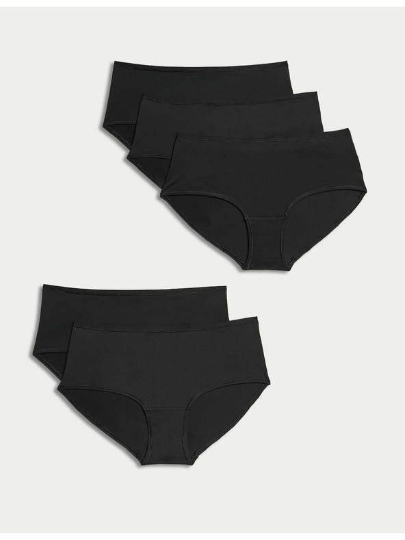Marks & Spencer Set od pet ženskih gaćica Marks & Spencer crne boje
