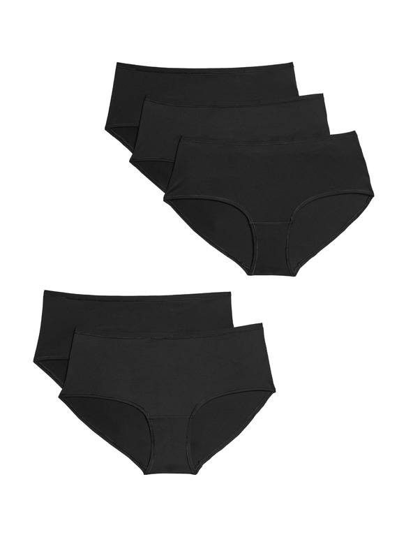 Marks & Spencer Set od pet ženskih gaćica Marks & Spencer crne boje