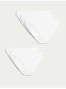 Marks & Spencer Set od pet ženskih gaćica Marks & Spencer bijele boje