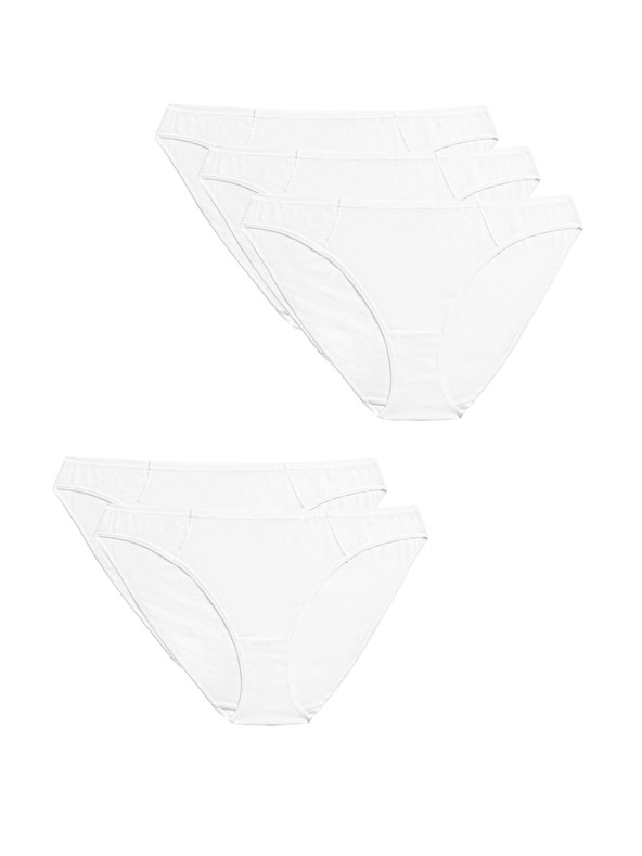 Marks & Spencer Set od pet ženskih gaćica Marks & Spencer bijele boje