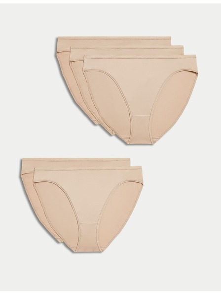 Marks & Spencer Set od pet ženskih gaćica visokog struka u bež boji marke Marks & Spencer