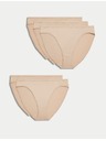 Marks & Spencer Set od pet ženskih gaćica visokog struka u bež boji marke Marks & Spencer