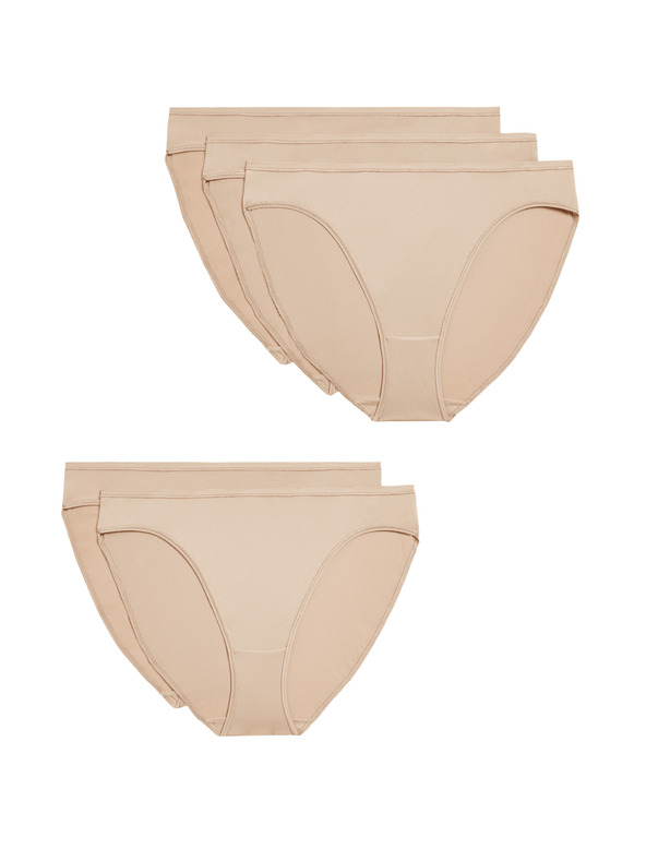 Marks & Spencer Set od pet ženskih gaćica visokog struka u bež boji marke Marks & Spencer