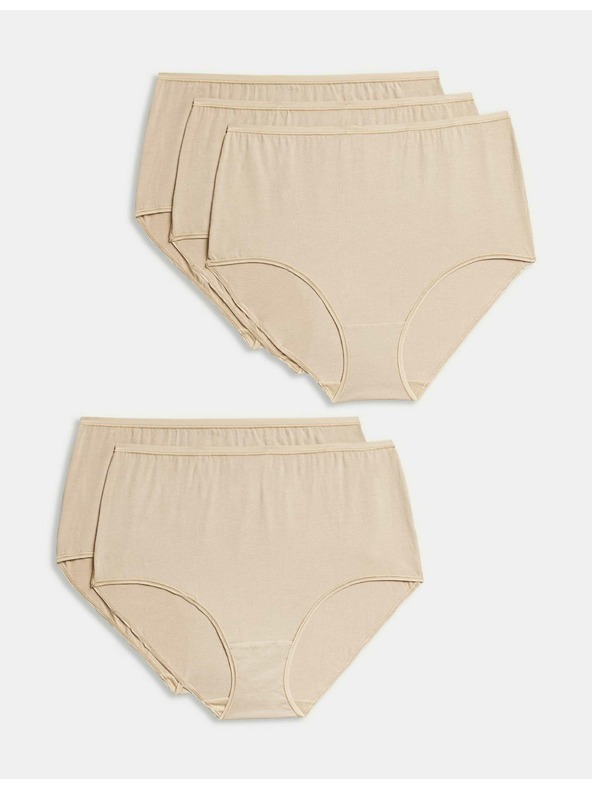 Marks & Spencer Set od pet ženskih gaćica u bež boji marke Marks & Spencer