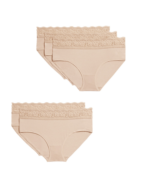 Marks & Spencer Set od pet ženskih gaćica u bež boji marke Marks & Spencer