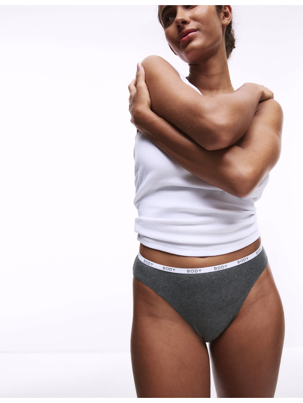 Marks & Spencer Set od četiri ženske gaćice u sivoj, bijeloj i crnoj boji marke Marks & Spencer