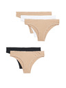 Marks & Spencer Set od pet ženskih brazilskih gaćica u bež, crnoj i bijeloj boji marke Marks & Spencer