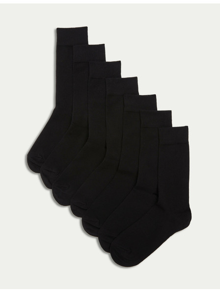 Marks & Spencer Set od sedam pari muških čarapa u crnoj Marks & Spencer Cool & Fresh™